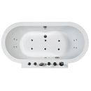 Ariel Bath 71" x 37" Free Standing Whirlpool Tub 3