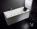 Ariel Bath Platinum 59" x 31.5" Whirlpool Tub