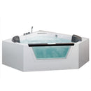Ariel Bath 59" x 59" Corner Whirlpool Tub 2