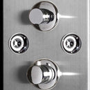 Ariel Bath Stainless Steel 72" Thermostatic Shower Panel 3