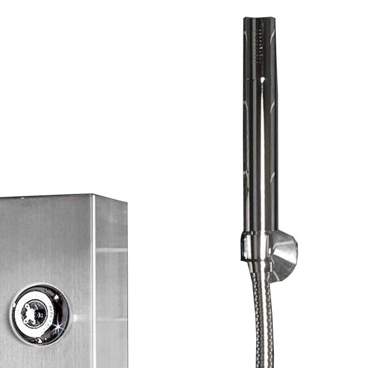 Ariel Bath Stainless Steel 72" Thermostatic Shower Panel 4