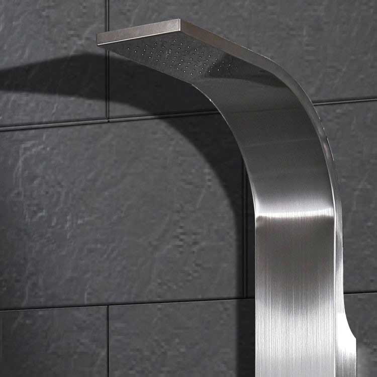Ariel Bath Stainless Steel Thermostatic Shower Panel 2