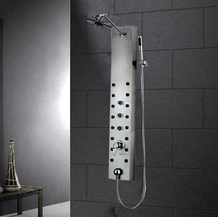 Ariel Bath Stainless Steel 48" Volume Control Shower Panel