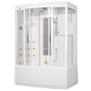 Ariel Bath Aromatherapy Sliding Door Steam Shower with Bath Tub with Left Side Configuration 2