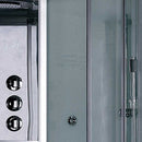 Ariel Bath Platinum 35.5" x 35.5" x 87.5" Neo-Angle Door Steam Shower 4