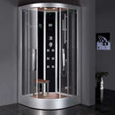 Ariel Bath Platinum 39.4" x 39.4" x 89" Neo-Angle Door Steam Shower