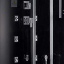 Ariel Bath Platinum 47" x 35.4" x 84.6" Pivot Door Steam Shower with Left Side Configuartion 3