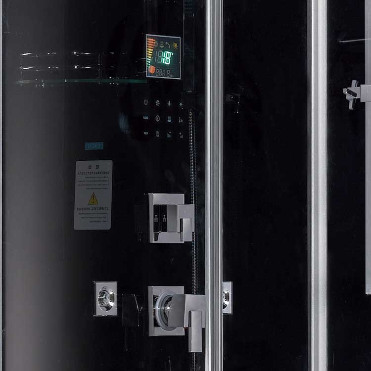 Ariel Bath Platinum 47" x 35.4" x 84.6" Pivot Door Steam Shower with Left Side Configuartion 5