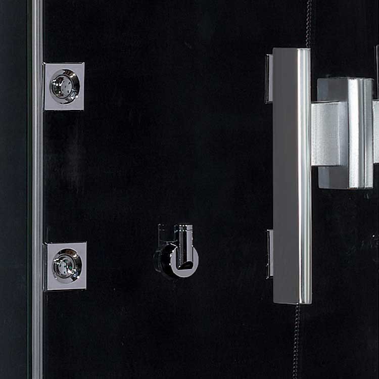 Ariel Bath Platinum 59" x 35.4" x 89.2" Pivot Door Steam Shower with Left Side Configuartion 7