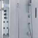 Ariel Bath Platinum Sliding Door Steam Shower with Bath Tub and Right-Hand Side Configuration 3