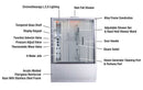Ariel Bath Platinum Sliding Door Steam Shower with Bath Tub and Right-Hand Side Configuration 7