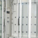 Ariel Bath Sliding Door 52" x 40" x 86" Steam Shower with Left Side Configuration 2