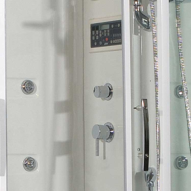 Ariel Bath Sliding Door 52" x 40" x 86" Steam Shower with Right Side Configuration 3