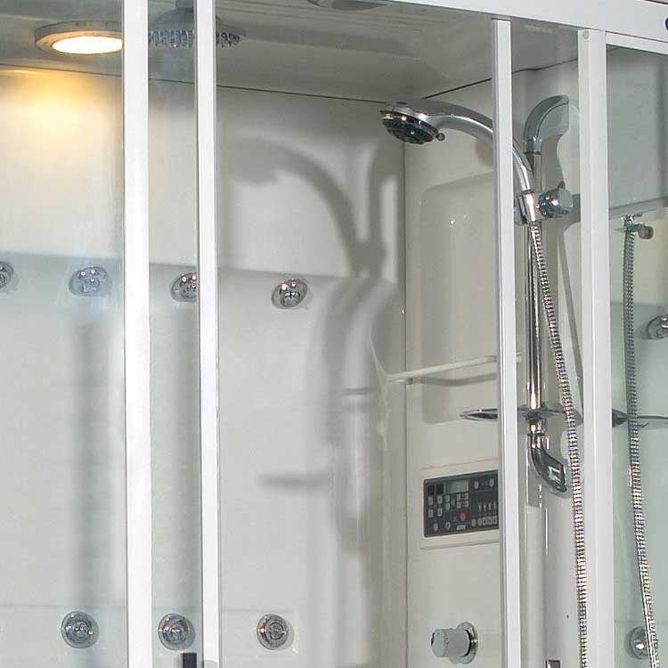 Ariel Bath Sliding Door 52" x 40" x 86" Steam Shower with Right Side Configuration 5