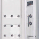 Ariel Bath Sliding Door 85" x 40" x 40" Steam Sauna Shower with Bath Tub 6