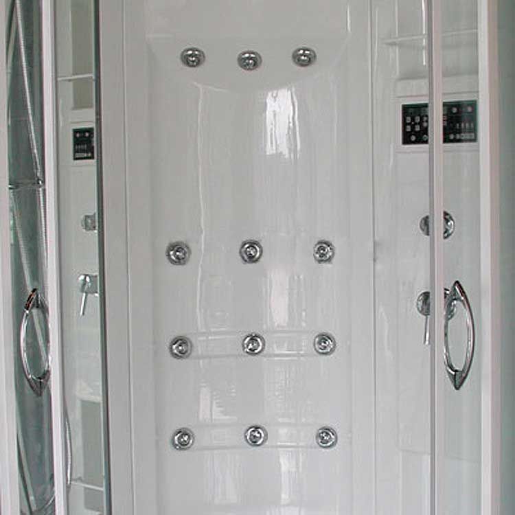 Ariel Bath Sliding Door 85" x 40" x 40" Steam Sauna Shower with Bath Tub 7