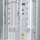 Ariel Bath Sliding Door 85" x 56" x 38" Steam Shower with Left Side Configuration 4