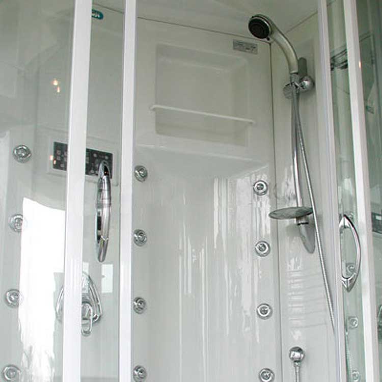 Ariel Bath Sliding Door 85" x 56" x 38" Steam Shower with Right Side Configuration 6