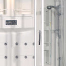 Ariel Bath Sliding Door 87" x 56" x 56" Steam Sauna Shower with Bath Tub 5
