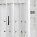 Ariel Bath Sliding Door Steam Shower with Bath Tub with Left Side Configuration 3