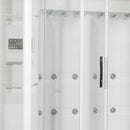 Ariel Bath Sliding Door Steam Shower with Bath Tub with Right Side Configuration 3