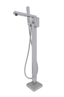 Anzzi Dawn Series 2-Handle Freestanding Claw Foot Tub Faucet with Hand shower in Polished Chrome 3