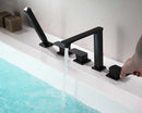 Anzzi Shore 3-Handle Deck-Mount Roman Tub Faucet with Handheld Sprayer in Oil Rubbed Bronze FR-AZ102ORB 7